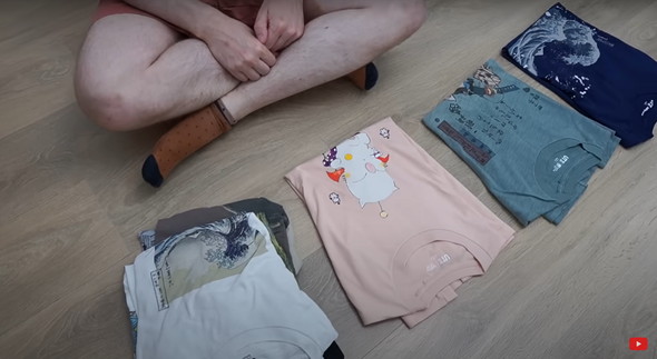 フランス人夫のTシャツコレクション