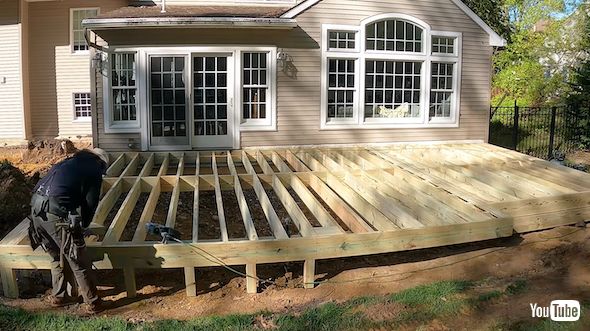 裏庭のデッキの大改造