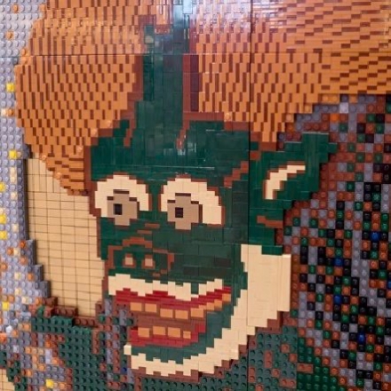 レゴブロック 風神雷神図屏風