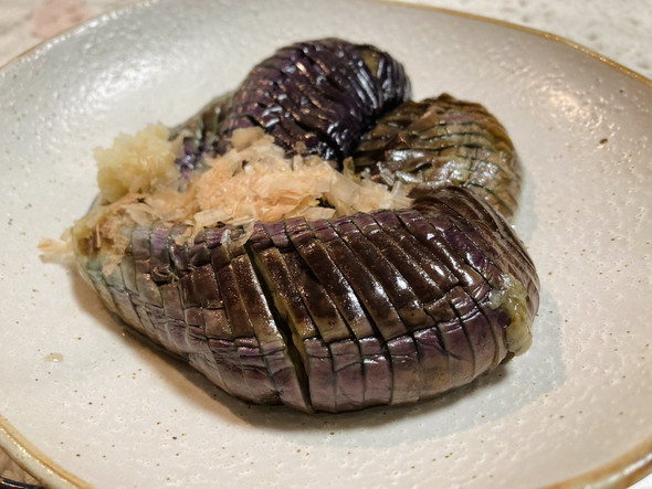 ナスの焼きびたし