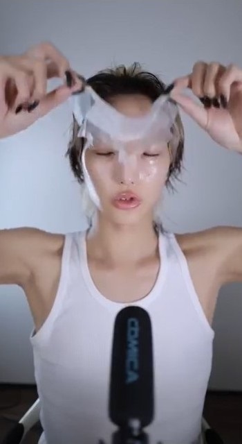 緑髪のゴージャスメイク