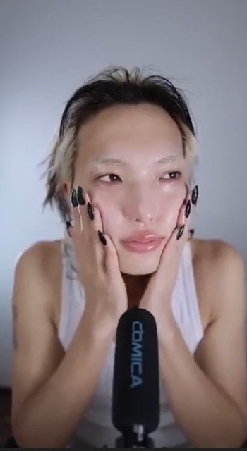 緑髪のゴージャスメイク