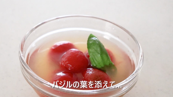 はちみつ塩トマトのレシピ