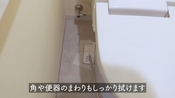 カインズの汚れたシートに触れずに捨てられるトイレ用床ワイパーの使用感