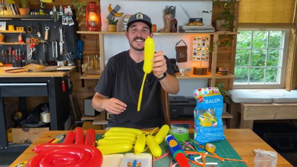 割れない風船スツールを作る