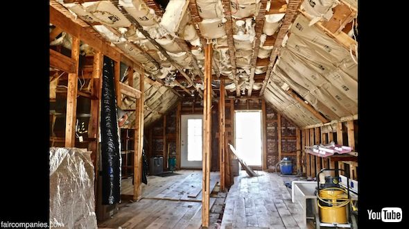 校舎を家に改装