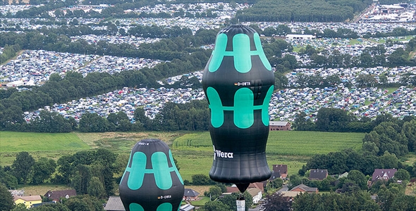 weraのドライバー型の熱気球