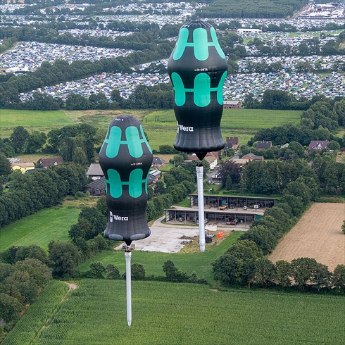 weraのドライバー型の熱気球