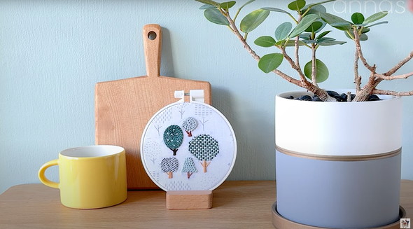 100均の刺繍キットをプロがアレンジ