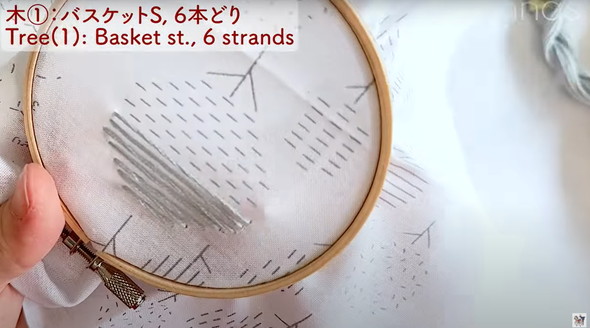 100均の刺繍キットをプロがアレンジ