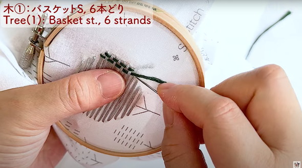 100均の刺繍キットをプロがアレンジ