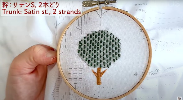 100均の刺繍キットをプロがアレンジ
