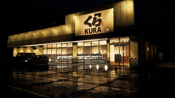 フォートナイトで再現した「くら寿司」