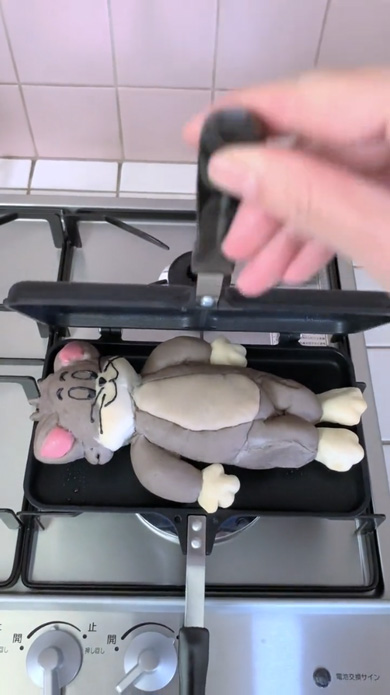トムとジェリー トム パン ホットサンドメーカー 原作再現 夢オチ