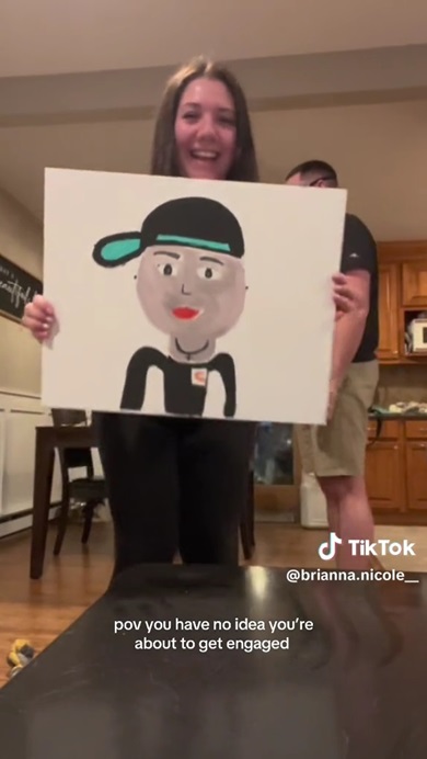 幸せなサプライズ