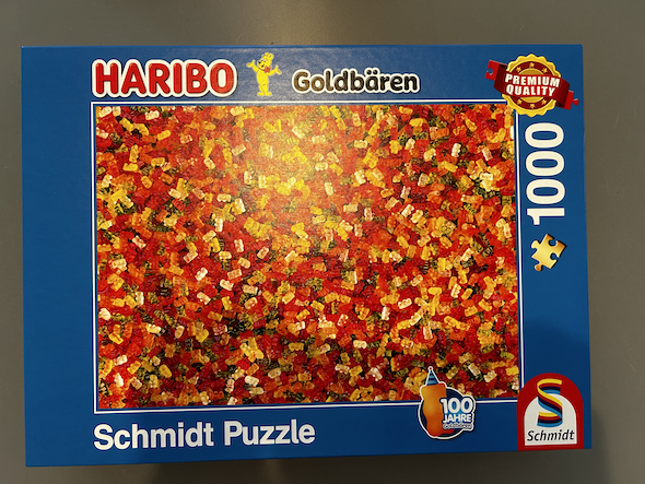 ハリボーグミのジグソーパズル