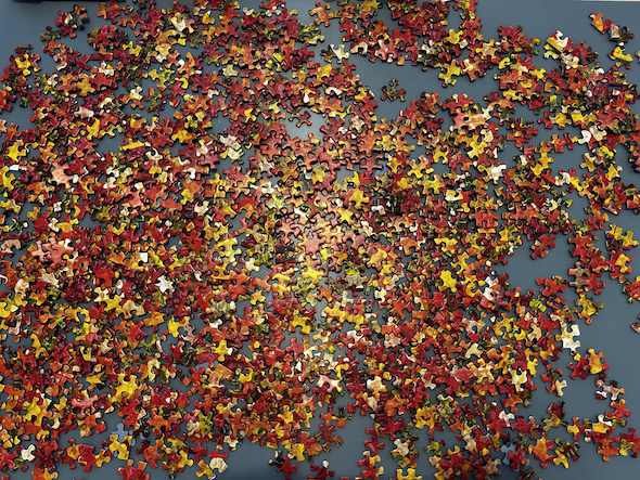 ハリボーグミのジグソーパズル