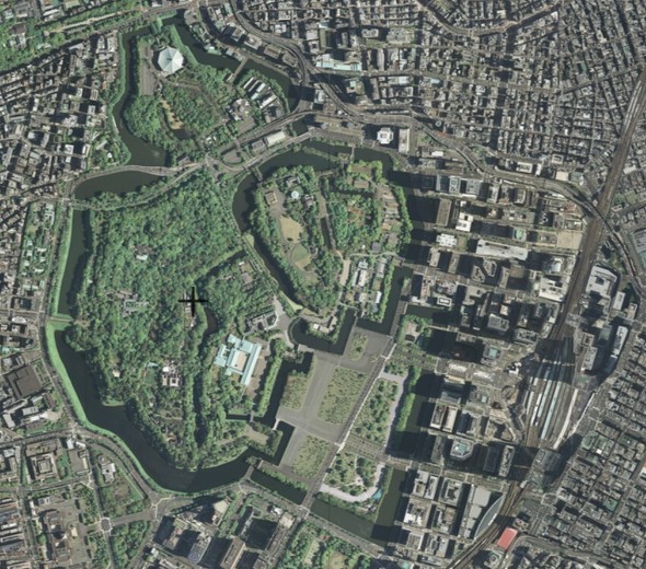  2009年の皇居・東京駅周辺の写真