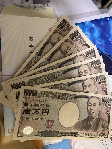 掃除したら見つかったお年玉