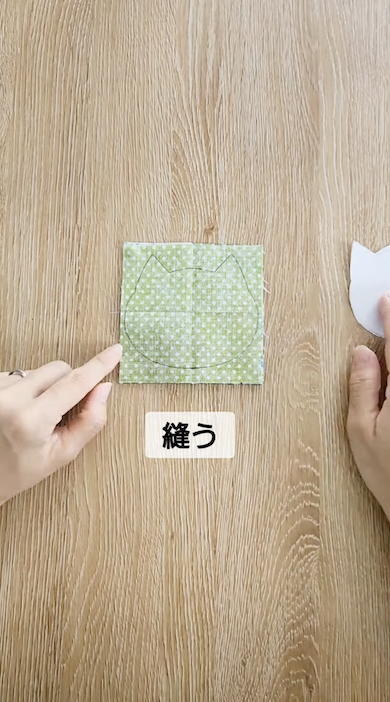 布コースター作り