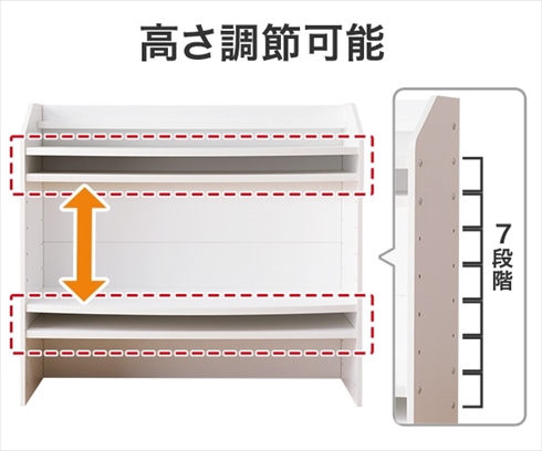 ニトリの「棚にもなるキッズデスク」
