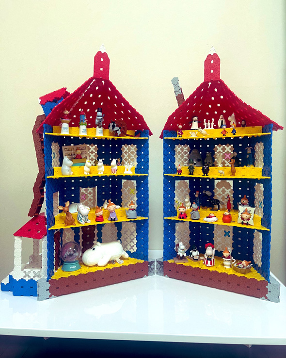 ブロック LaQ ムーミン ガチャガチャ ムーミンハウス 手作り