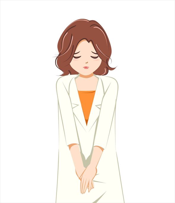 謝罪する未来（あすけんの女）