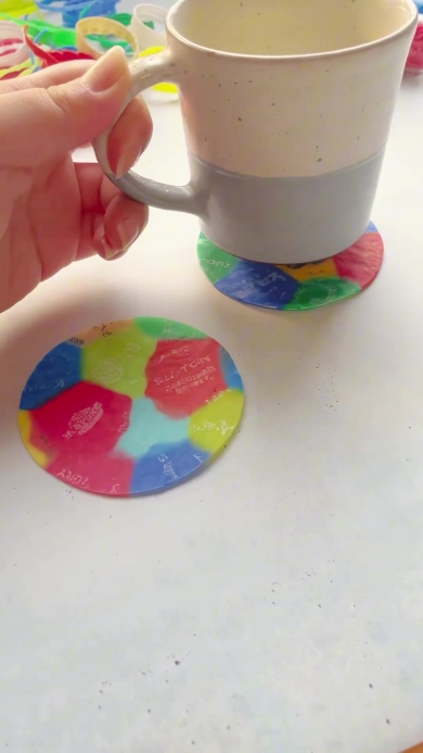 完成したコースターの画像