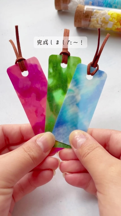 完成したブックマーカーの画像