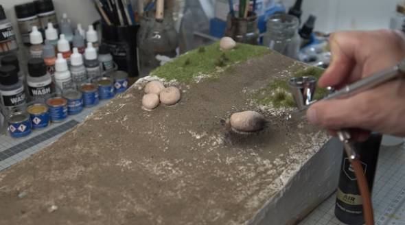 ムーミンの水あび小屋作成