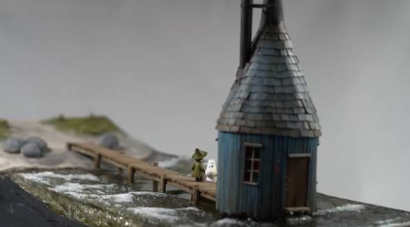 ムーミンの水あび小屋作成