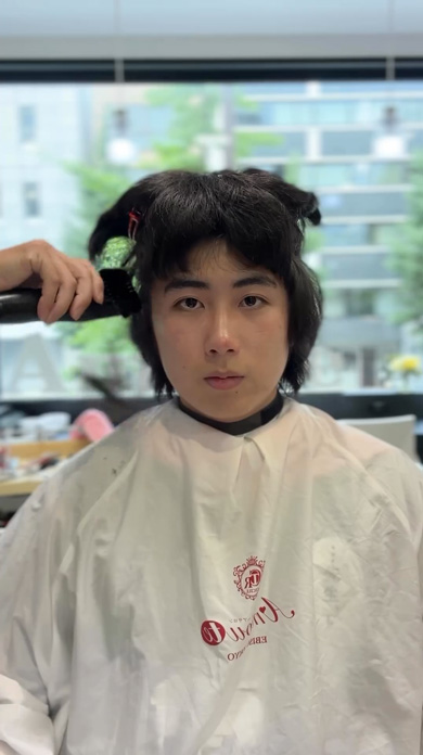 美容室 大変身 イメチェン 声優 垢抜け かっこよく ビフォーアフター