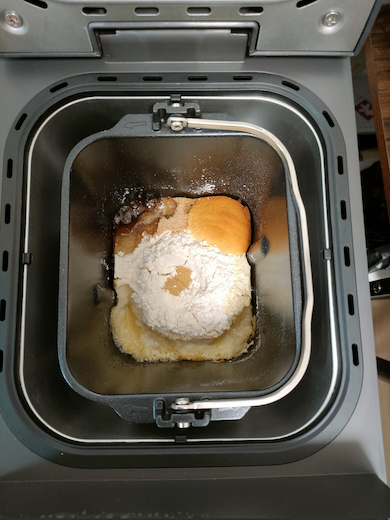 ホームベーカリーの失敗