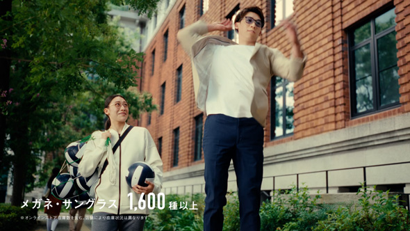 Zoff 石川祐希 石川真佑 バレー選手 兄妹 共演 テレビCM メガネ