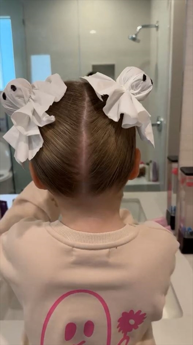 ハロウィーンにぴったりなおばけヘア