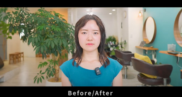 くせ毛カットで大変身