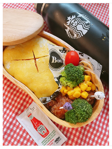 細川直美さんのおしゃれなお弁当