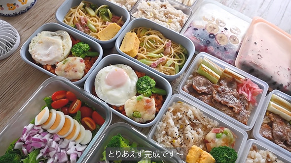 1週間分の冷凍ストック作りと収納