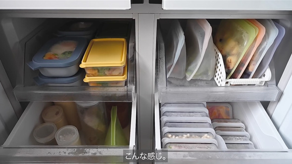 1週間分の冷凍ストック作りと収納