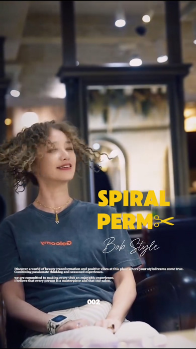 50代 女性 超クルクル オーダー 美容師 ショート カーリーヘア 髪型 変身