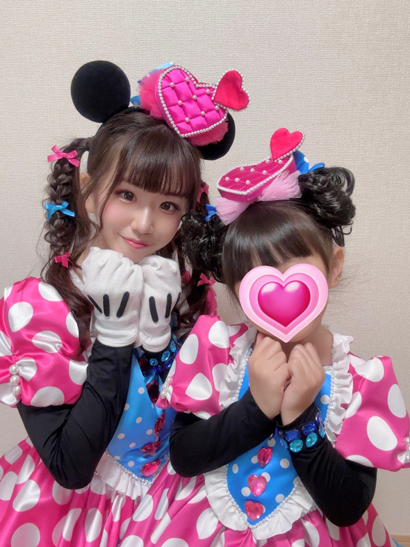 親子 おそろい ミニー コスプレ ディズニー・ハロウィーン 仮装 母 娘
