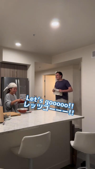 大喜びのイアンさん