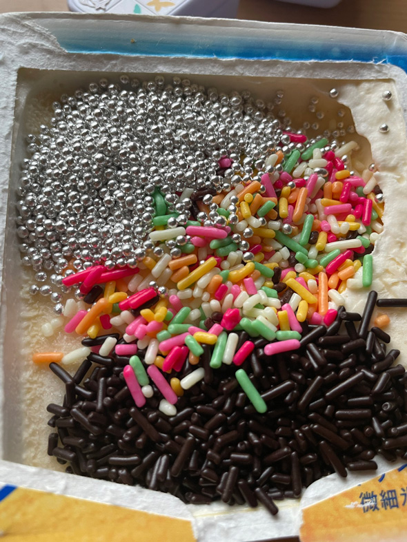 大人 アイス 爽 トッピング アラザン チョコ スプレー