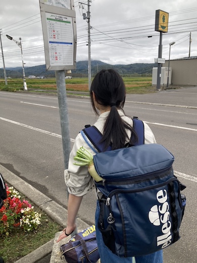 農業高校生の帰省風景