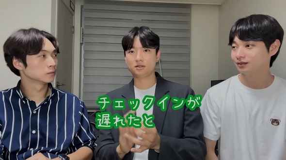 由布院で日本人に助けてもらったエピソードを話す韓国人男性