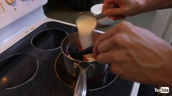 フルーツフレーバーの砂糖を作る