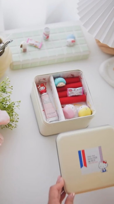 お菓子缶リメイク方法解説