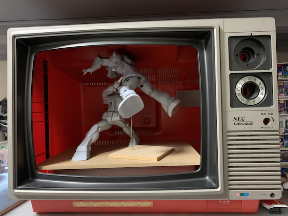 初代ガンダムの第1話を再現