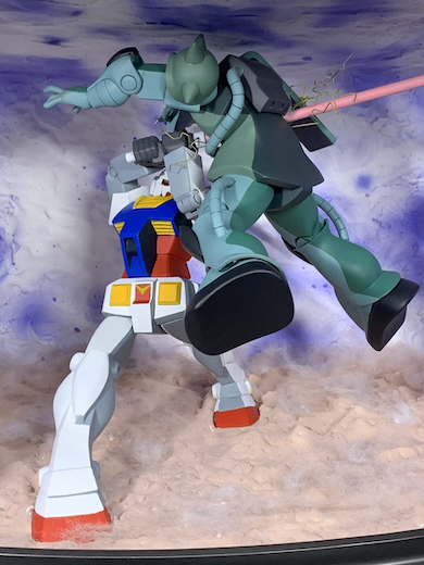 初代ガンダムの第1話を再現