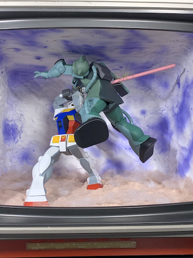 初代ガンダムの第1話を再現